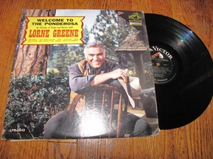 LORNE GREENE - WELCOME TO THE PONDEROSA - RCA VICTOR RECORDS LP LPM-2843 - Picture 1 of 2