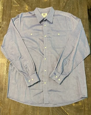 Cutter & Buck Long Sleeve Button Down Men’s Dress Shirt Blue Size L A33 - Image 1 of 4
