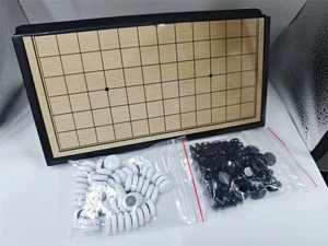 Magnetic Travel Go Game Set Plastic Chess Foldable Go Board Beginner or Training - Picture 1 of 6