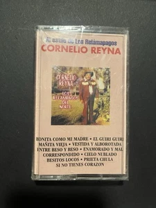 Al Estilo De Los Relampagos CORNELIO REYNA Cassette Tape Nuevo - Picture 1 of 3
