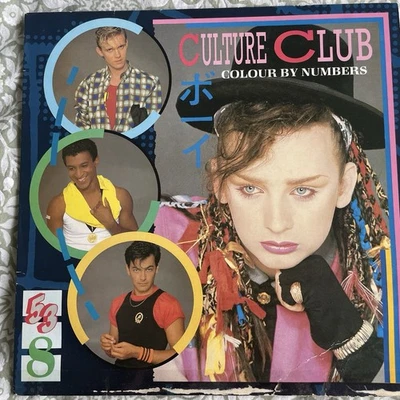 Culture Club Colour By Numbers Lyric Sheet LP Album Vinyl Record VG+ Good+ - Image 1 of 4