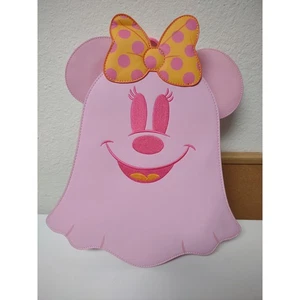 Loungefly Halloween Minnie Mouse Glow In The Dark Pastel Ghost Mini Backpack NWT - Picture 1 of 21
