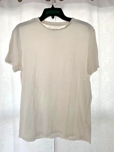 Mens' New Look White T Shirt 100% cotton regular fit Size M Medium - Picture 1 of 5