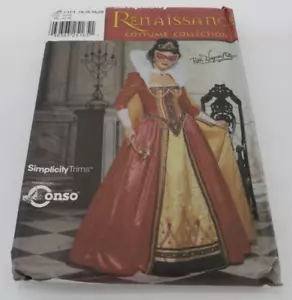 Simplicity Pattern Renaissance Costume Collection 9832 Size RR 14-20 Uncut - Picture 1 of 5