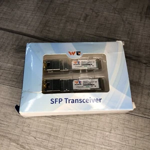 10Gb SFP+ to RJ-45 Module Transceiver 98Ft (30m), 10 Gigabit SFP+ Copper (2) PK. - Picture 1 of 7
