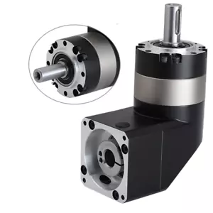 Right Angle Round Planetary Gearbox AC Servo motor Reducer 8mm 14mm 19mm input - Picture 1 of 20