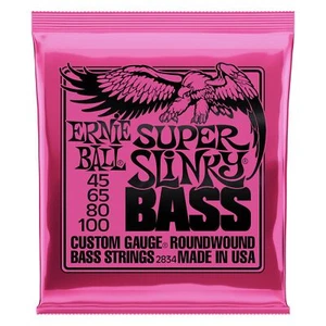 Ernie Ball 2834 Super Slinky Bass - maßgeschneiderte Stärke rund gewickelter E-Bass - Bild 1 von 1