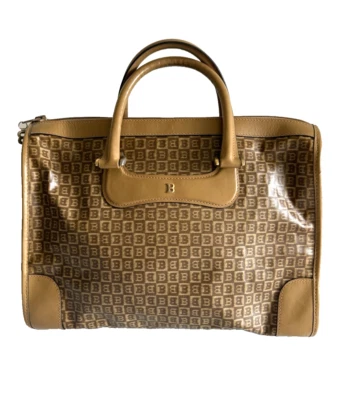 正品 Bally Boston 包皮革日本 0703 — 第 1/4 张图片