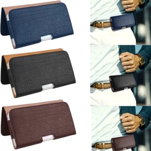 For Apple iPhone 6+/6s+/7+/8+ Leather Pouch Case Belt Clip Loop Holster Cover - Picture 1 of 44