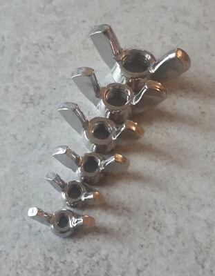 FABORY M5 5mm M6 6mm M8 8mm M10 10mm Stainless Steel Wing Nuts - PACKS