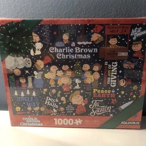 Peanuts Charlie Brown Wrapping Paper (1000 Piece Jigsaw Puzzle) New - Picture 1 of 5