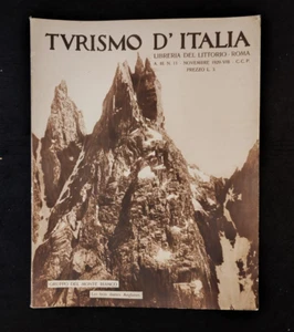 TOURISM OF ITALY NOVEMBER 1929 MONTE BIANCO PLATEAU S MARTINO VALLEY PARADISE - Picture 1 of 1