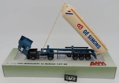 Awm Ho 1/87 Scania R380 Truck Tanker Trailer Transports Ge Simons #73804 Box - Image 1 of 4