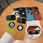 For iPhone 15 14 13 12 Pro Max MagSafe Magnetic Ring Stand Case Glass Lens Cover