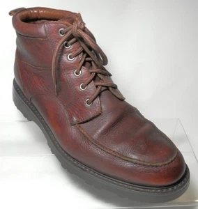 Hush Puppies Waterproof Brown Leather Lace Up Boots Men’s Sz 11 - Picture 1 of 11