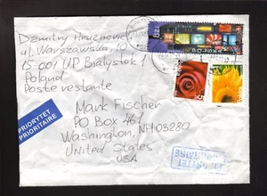 Bialystok, Poland 2017 Priority Mail Padded Cover to the U.S. - Picture 1 of 1