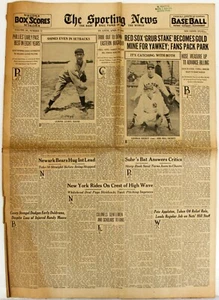 1936 SPORTING NEWS BASEBALL MAGAZINE ORIGINAL 4 30 1936 - Picture 1 of 3