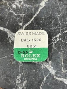 Reloj vintage sellado Rolex 1520 parte 8051 rueda de escape submarino GMT Datejust - Imagen 1 de 3