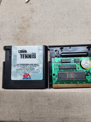 IMG International Tour Tennis NEW BATTERY! TESTED! SAVES. (Sega Genesis, 1994) - Image 1 of 2
