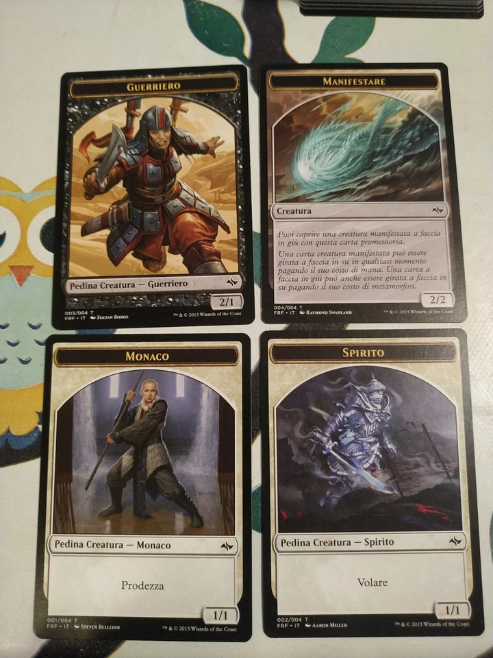 Set Completo Magic The Gathering Mtg Token Riforgiare Il Destino - Immagine 1 di 1