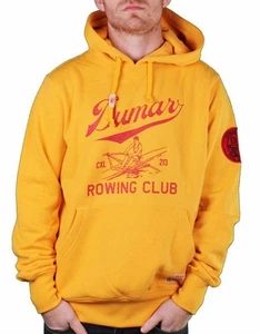 Hawke & Dumar Rowing Club sculling boat Yellow Red Pullover Hoodie - Picture 1 of 2