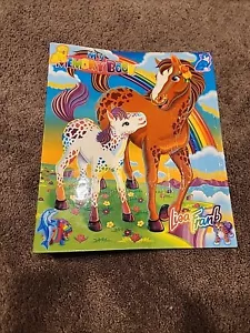 Vintage Lisa Frank My Memory Book Rainbow Chaser & Lollipop 2 Inch Binder T4 - Picture 1 of 7