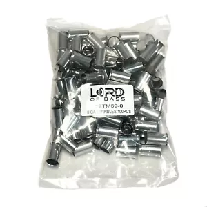 Ferrulas de alambre sin aislamiento calibre 100PK 100/0 engarce cobre latado - Imagen 1 de 5