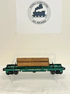 LIONEL 3362 #1 AUTO LUMBER DUMP CAR-VAR-B (HEAT STAMPED) BLT'65-69 MINT-STK BOX - Picture 1 of 6