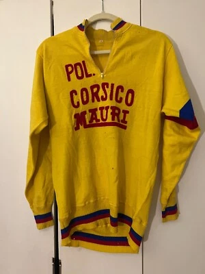 Camiseta deportiva de ciclismo vintage con media cremallera, pequeña Foto 1 de 4
