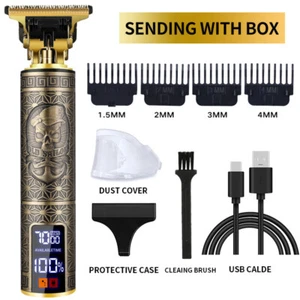 Professional Electric Hair Clippers Machine Mens Trimmers Cordless Beard Shaver - Picture 1 of 67