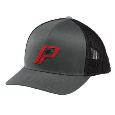 Polaris Men's Adjustable Mesh Snapback Hat, Gray/Red | 2869542 - Image 1 of 2
