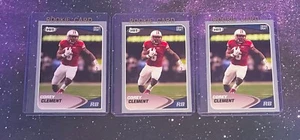 Lote de 3 cartas 2017 Sage Hit Premier Draft Corey Clement Gray #1 - Imagen 1 de 2