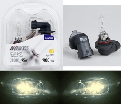 Nokya Warm White 9005 HB3 Nok7911 95W Two Bulbs Head Light High Beam Lamp OE - Image 1 of 4