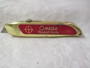 Vintage gold & red Omega Pocket Knife - Picture 1 of 2