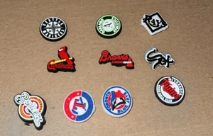 MLB RANDOM Baseball Team For Crocs Shoe Charms - 10 Pieces NEW - Picture 1 of 1