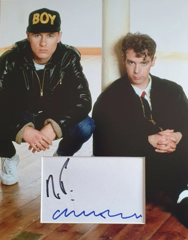 PET SHOP BOYS Signed 14X11 Photo Display NEIL TENNANT, CHRIS LOWE COA Cover