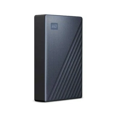 WD My Passport Ultra Blue 4TB External Portable HDD USB-C 3.0 WDBFTM0040BBL - Image 1 of 4