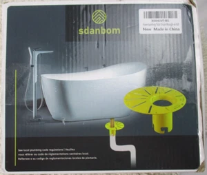Sdanbom Freestanding PVC Tub Drain Rough-in Kit. PVC Pipe Not Included. - Picture 1 of 9