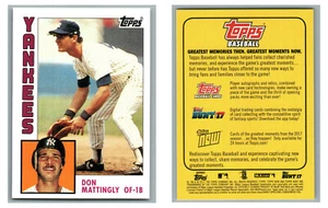 Topps Rookie 1984 reimpresión Don Mattingly Yankees (x5) - Imagen 1 de 1