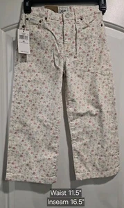 Polo Ralph Lauren Girls Floral Print Wide-Leg Jeans Size 6X NWT MSRP $145 - Picture 1 of 11