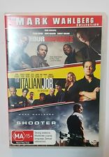 Four Brothers/ Shooter/The Italian Job (DVD, 2008, 3-Disc Set) Like new Region 4
