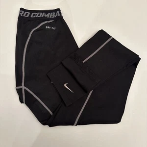 Boys Nike Pro Training Tights Dri-Pro Size XLARGE Black - YXL - Picture 1 of 7