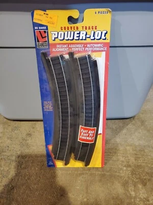 Life-Like HO Curve (4) Power Loc Train Track #21303 - NEW - Image 1 of 3