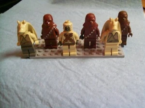 6 MINIFIGURAS ORIGINALES LEGO STARWARS. 3 WARRIORS PLUS 2 TARROS TARROS BINKS 1 TUSKEN RAID - Imagen 1 de 3