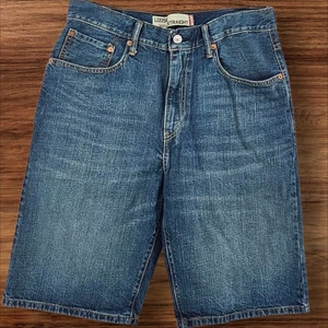 Pantalones Cortos de Jean Levi’s 569 Denim para Hombre Talla 32 (32x11) Calce Suelto Azul Y2K - Imagen 1 de 17