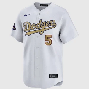 Freddie Freeman Los Angeles Dodgers Nike 2025 GOLD COLLECTION Jersey Size - S - Picture 1 of 7