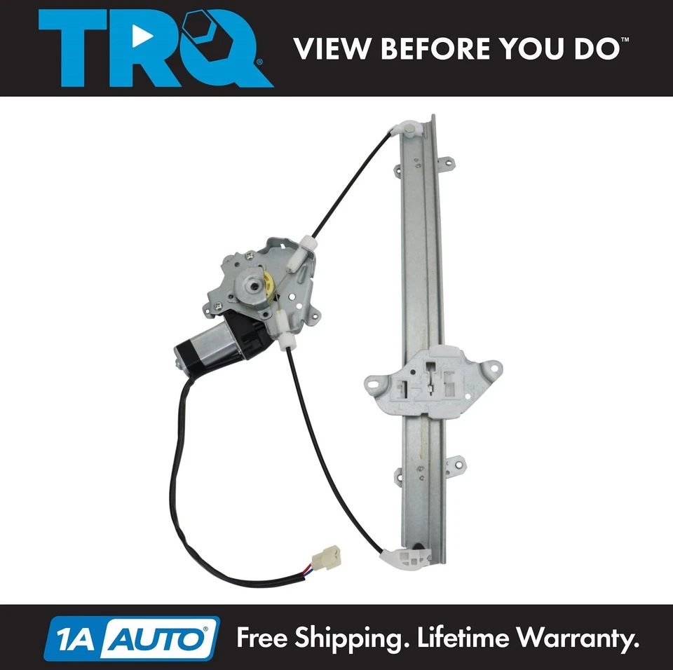 TRQ Front Left Window Regulator & Motor For 2002-2003 Mitsubishi Lancer - Image 1 of 4