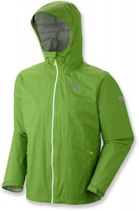 Chaqueta de lluvia plásmica Mountain Hardwear seca Q Evap para mujer pequeña con capucha impermeable - Imagen 1 de 8