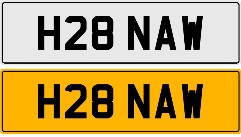 H28 NAW HANNA HANNAH HANS HAN HNA HANNAHS PRIVATE REGISTRATION CAR NUMBER PLATE - Image 1 of 1