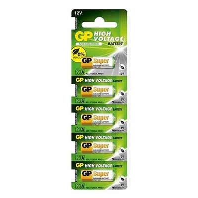 5 pile 12V MN21 GP 23A batterie alcaline telecomando cancelli allarmi mouse